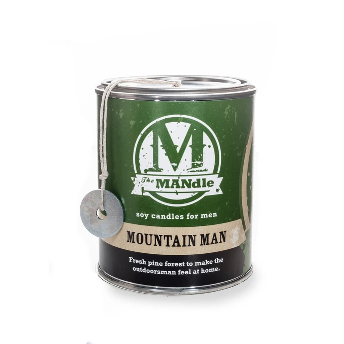 The MANdle / MANdle svíčka v plechovce - Mountain Man
