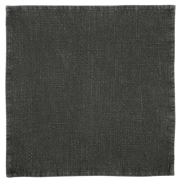 IB LAURSEN / Bavlnený obrúsok Dark grey 40x40