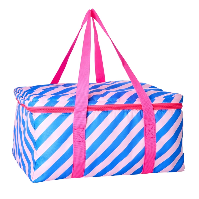 rice / Chladiaca taška Blue Pink Stripes