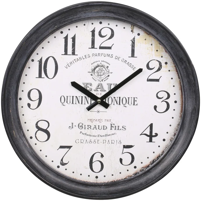 Chic Antique / Nástenné hodiny Antique Black 43 cm
