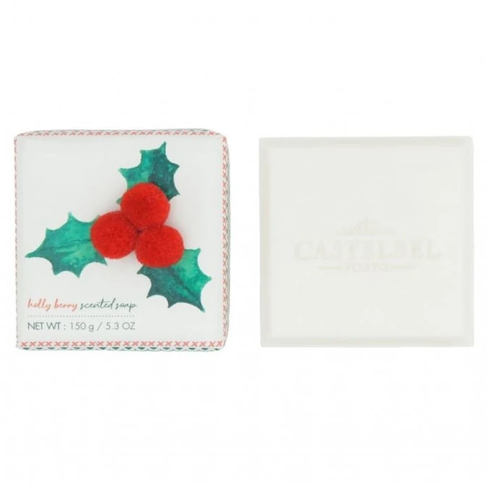 CASTELBEL / Dárkové vánoční mýdlo Holly Berry