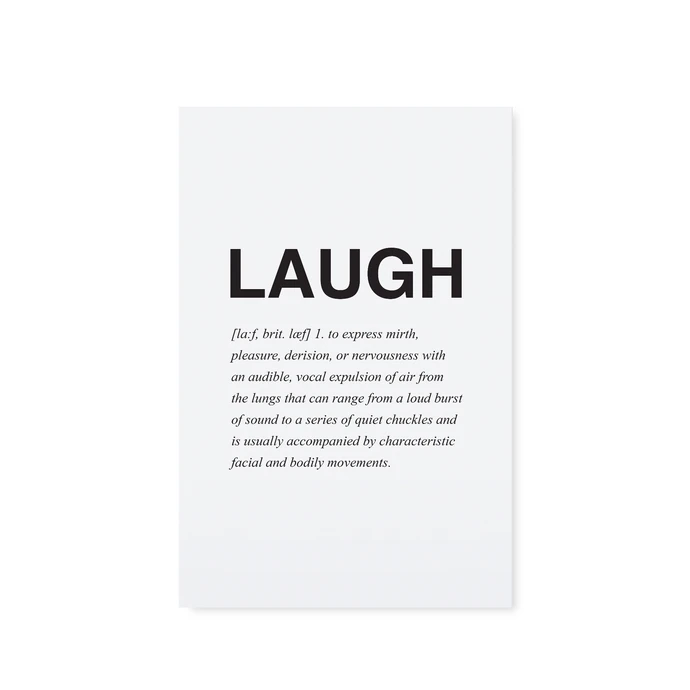 TAFELGUT / Pohľadnica Laugh