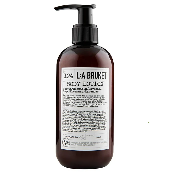 L:A BRUKET / Telové mlieko Sage Rosemary Lavender 250ml