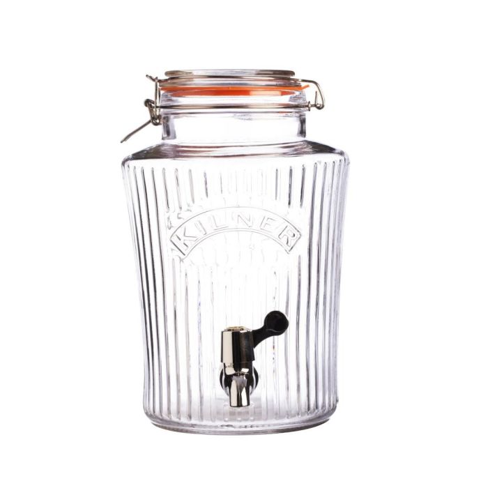 KILNER / Nádoba na limonádu KILNER Ribbed 5 l