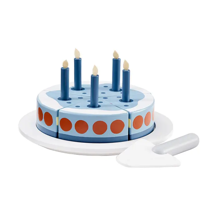 Kids Concept / Dřevěný dort na hraní Blue