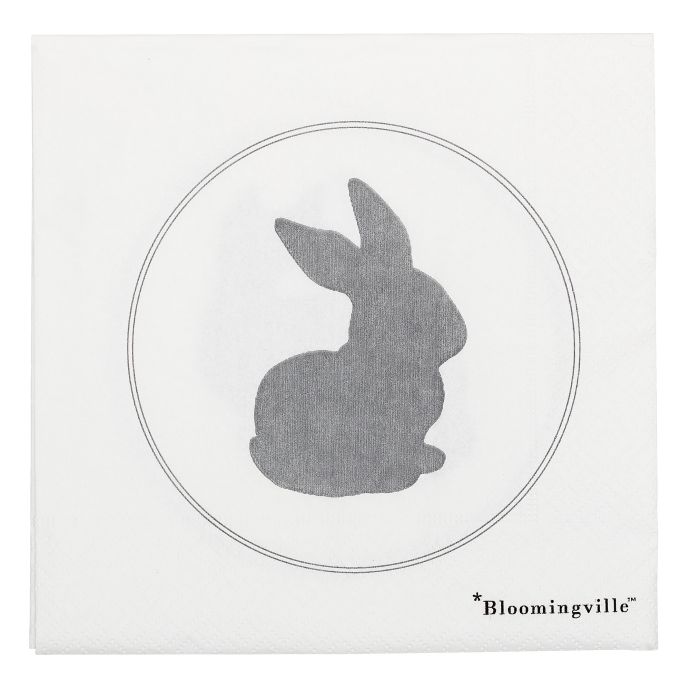 Bloomingville / Veľkonočné papierové obrúsky Rabbit