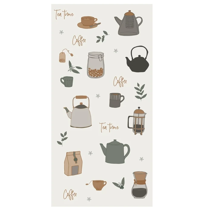 IB LAURSEN / Papírové ubrousky Tea Coffee Time – 16 ks