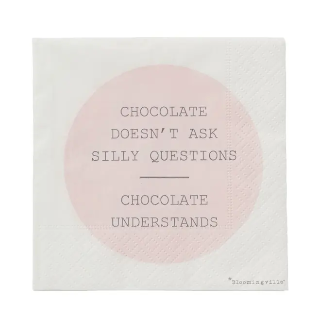 Bloomingville / Papierové obrúsky Chocolate