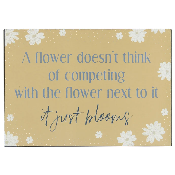 Ib Laursen / Plechová cedule Just Blooms