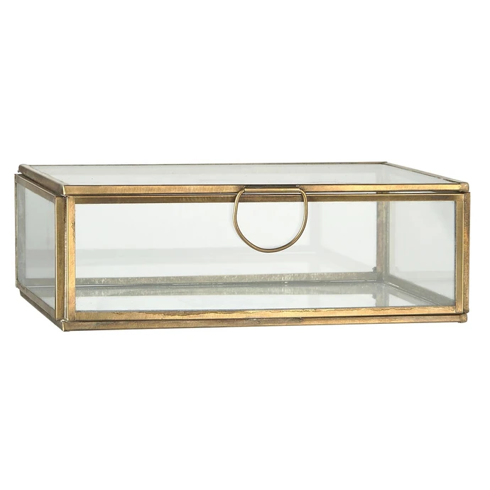 IB LAURSEN / Skleněný box Glass Gold