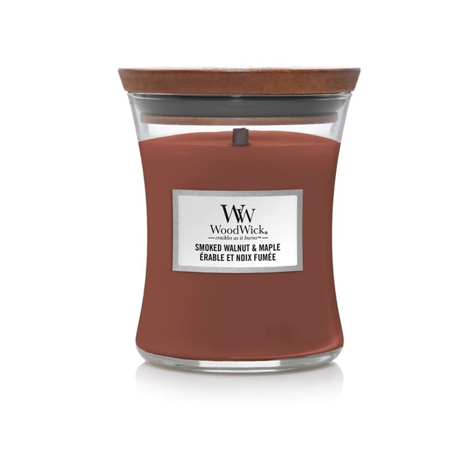 WoodWick / Vonná sviečka WoodWick - Smoked Walnut & Maple 275 g