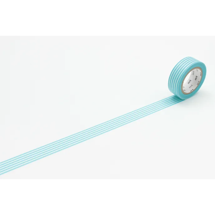 mt / Designová samolepicí páska Border pastel blue