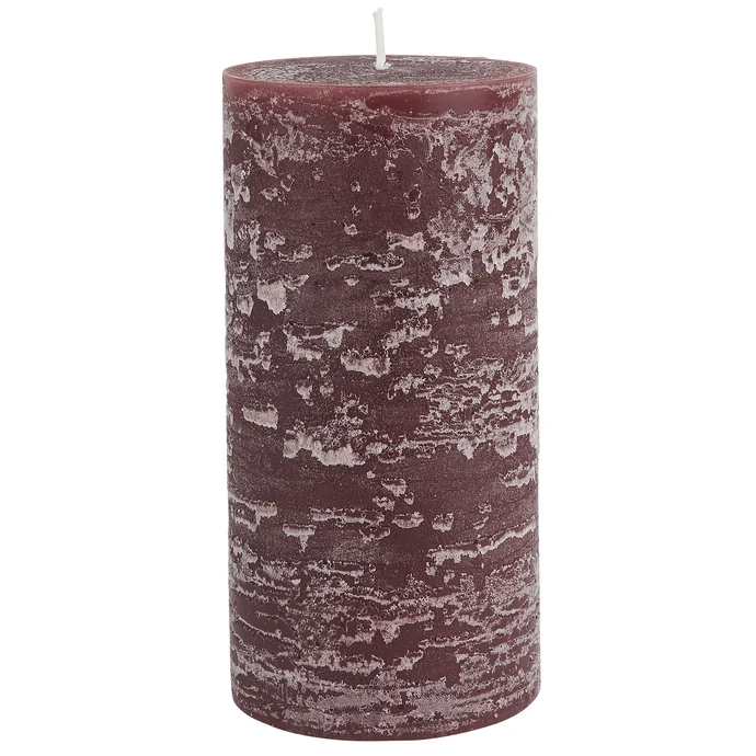 IB LAURSEN / Kulatá svíčka Rustic Red 14 cm