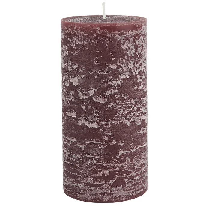 Ib Laursen / Kulatá svíčka Rustic Red 14 cm