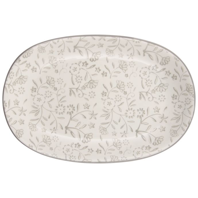 IB LAURSEN / Oválný talířek Ida grey 24 cm