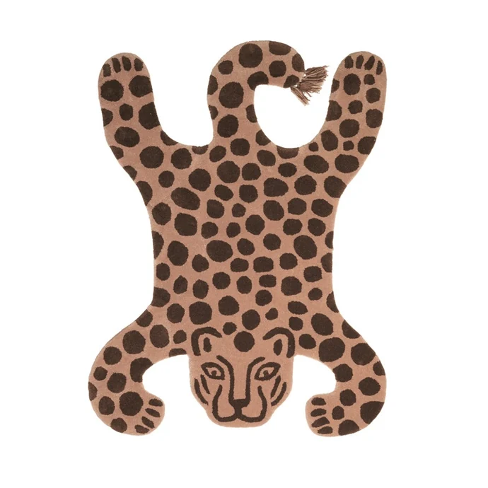 ferm LIVING / Detský koberec Safari Leopard 160x118cm