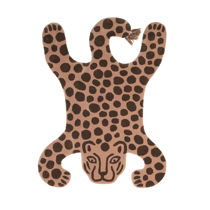 Ferm Living / Detský koberec Safari Leopard 160x118cm