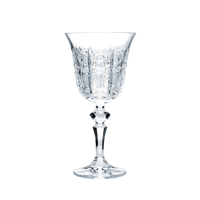 CRYSTAL BOHEMIA / Brúsený krištáľový pohár na víno Crystal BOHEMIA 2 dcl
