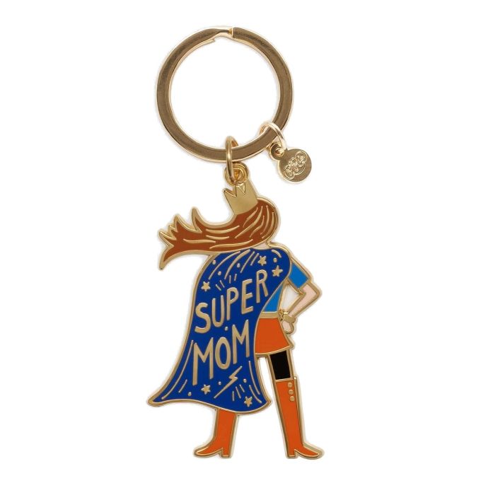 Rifle Paper Co. / Kovový přívěsek na klíče Super Mom