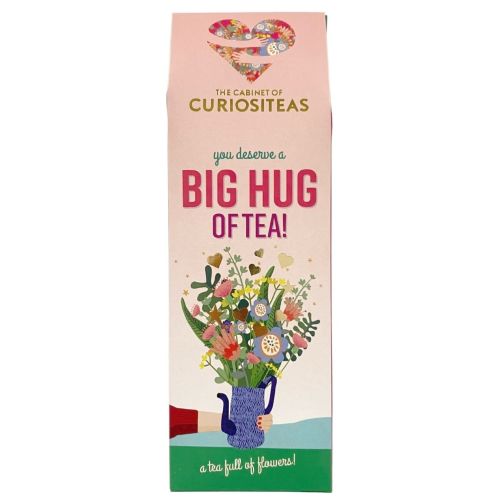 The Cabinet of CURIOSITEAS / Organický čierny čaj s kvetinovou zmesou A big Hug of Tea! 75g + sitko