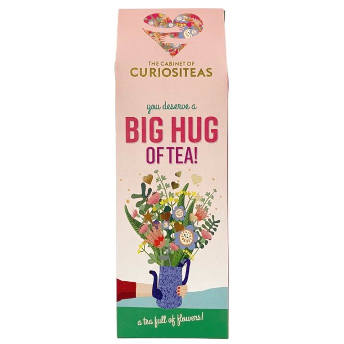 The Cabinet of CURIOSITEAS / Organický čierny čaj s kvetinovou zmesou A big Hug of Tea! 75 g + sitko