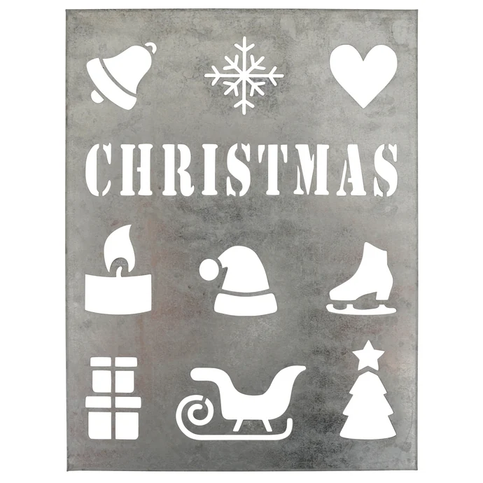 Ib Laursen / Zinková šablona Christmas
