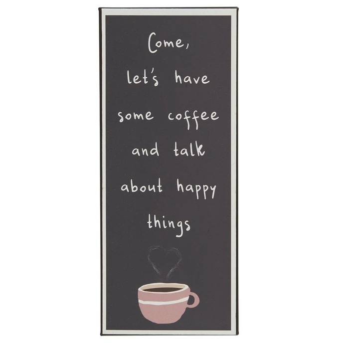 Ib Laursen / Plechová ceduľa Come, let's have some coffee