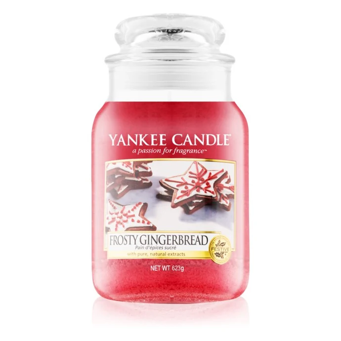 Yankee Candle / Sviečka Yankee Candle 623 gr - Frosty Gingerbread