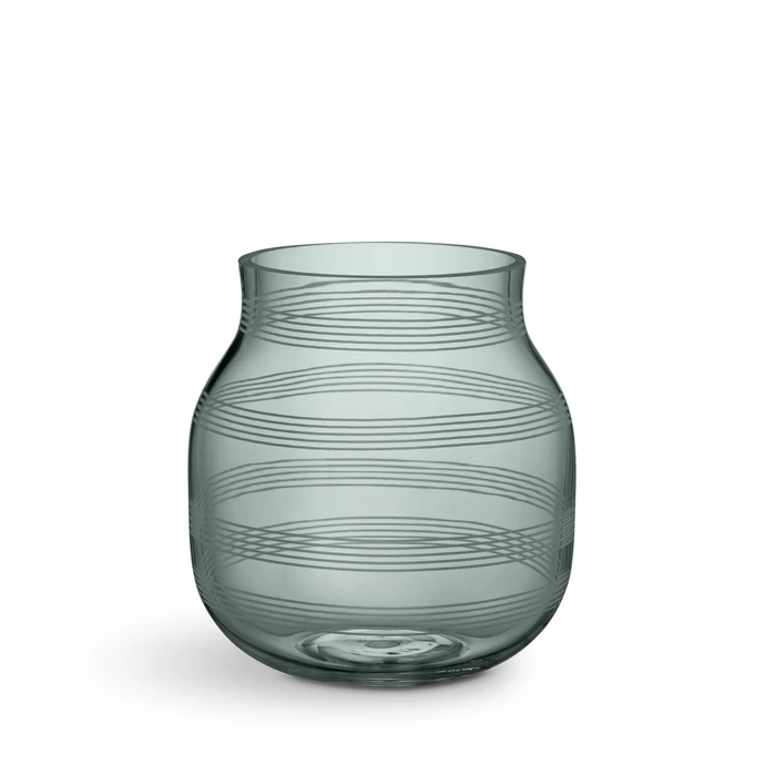 KÄHLER / Skleněná váza Omaggio Green 17 cm