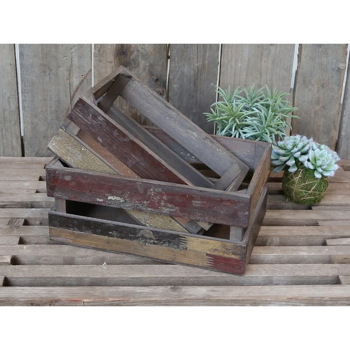 Chic Antique / Dřevěná bedýnka Old French Apple Box