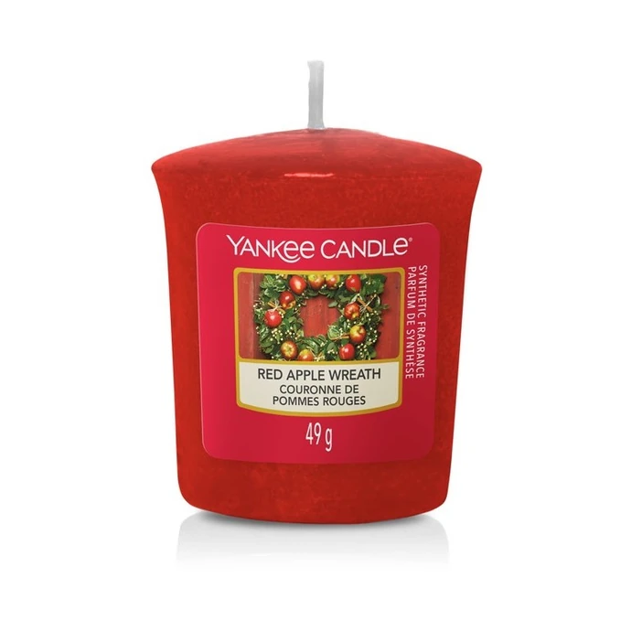Yankee Candle / Votivní svíčka Yankee Candle - Red Apple Wreath