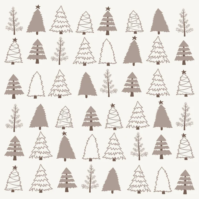 Ib Laursen / Papierové servítky Christmas Trees