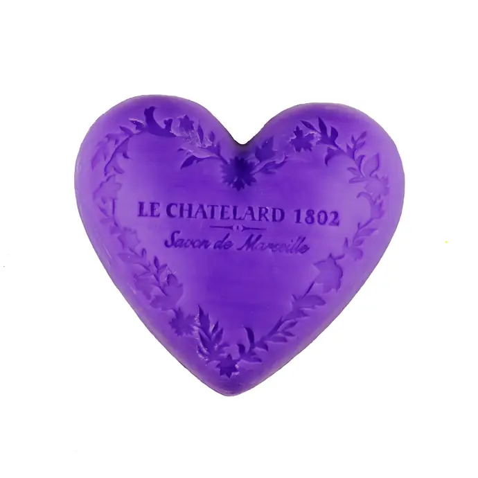 LE CHATELARD / Marseillské mydlo Heart - levanduľa 100gr