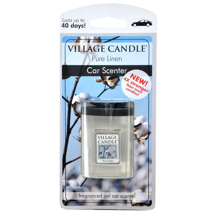 VILLAGE CANDLE / Gélová vôňa do auta Village Candle - Pure Linen