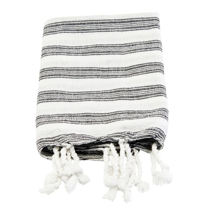 meraki / Bavlněný ručník Hammam White 90 x 45 cm