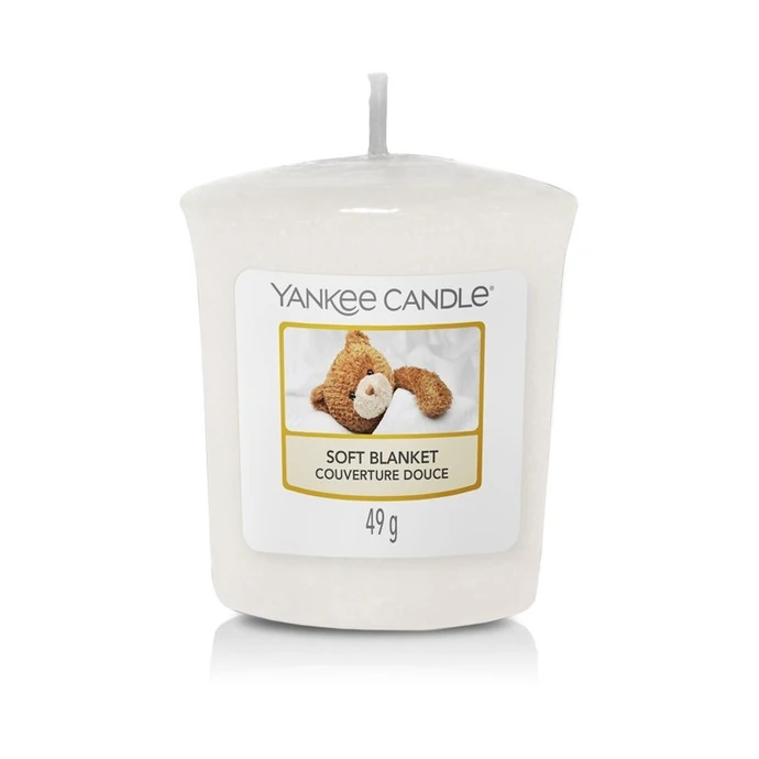 Yankee Candle / Votívna sviečka Yankee Candle - Soft Blanket
