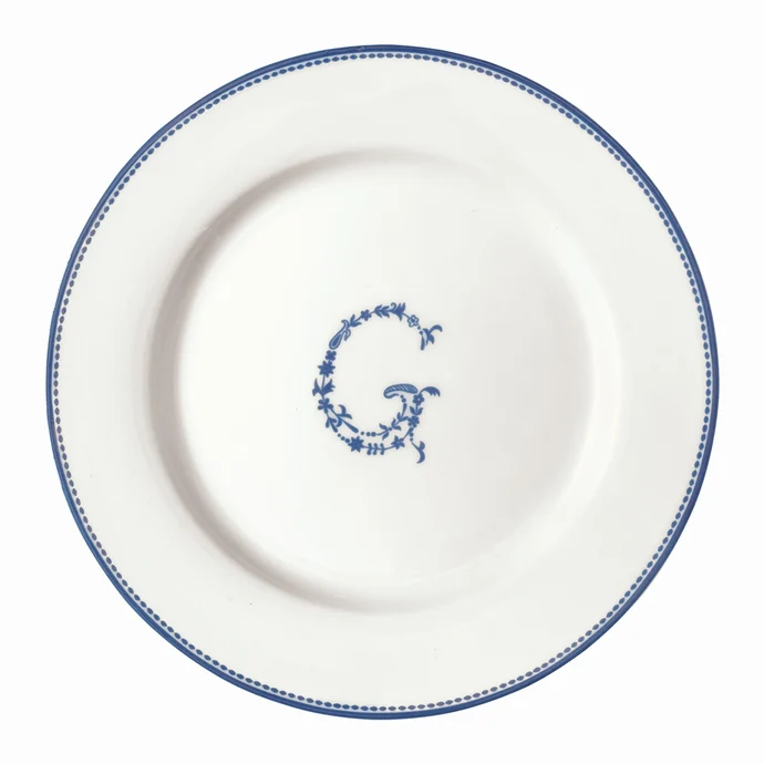 GREEN GATE / Dezertní talíř G blue 20 cm