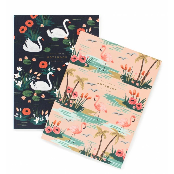 Rifle Paper Co. / Set nelinkovaných notesov Birds - 2 ks