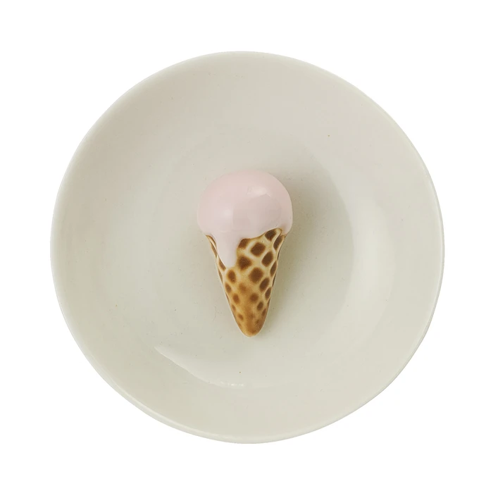 Bloomingville / Mini keramický talířek na šperky se zmrzlinou 10,2 cm