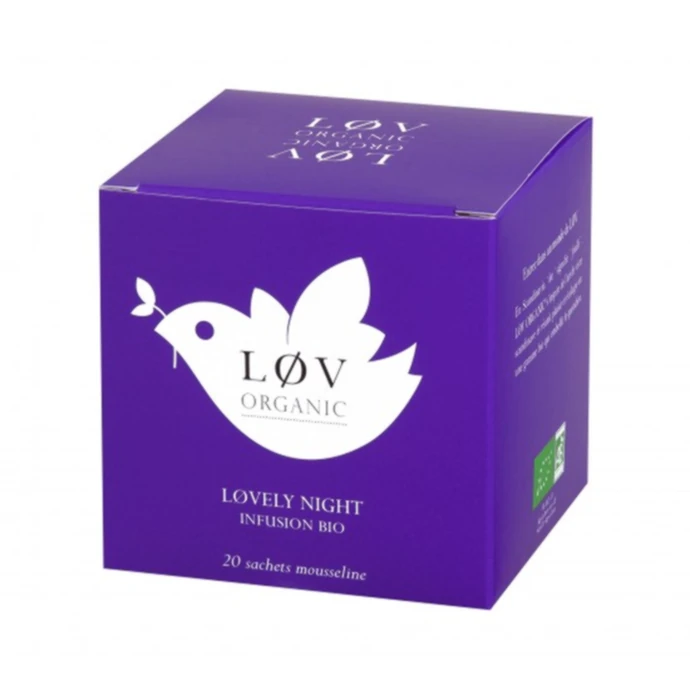 Løv Organic / Rooibos čaj Løvely Night - 20 sáčkov