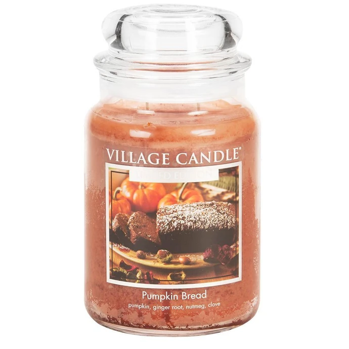 VILLAGE CANDLE / Sviečka v skle Pumpkin Bread 602 g