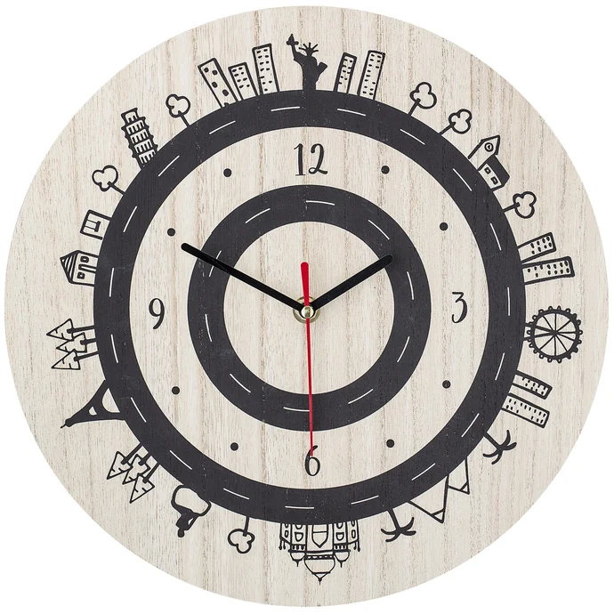 Bloomingville / Dětské nástěnné hodiny Nature Clock