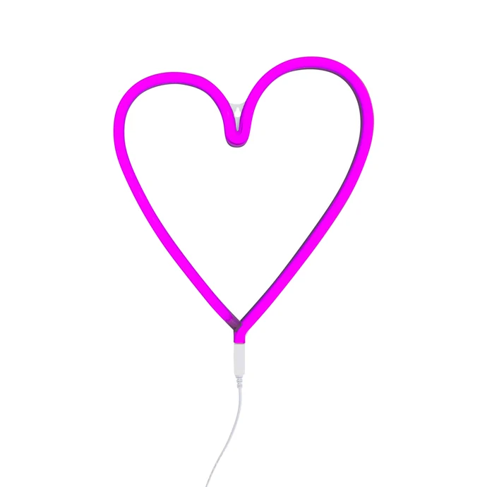 A Little Lovely Company / Neónové LED svetlo Heart Pink