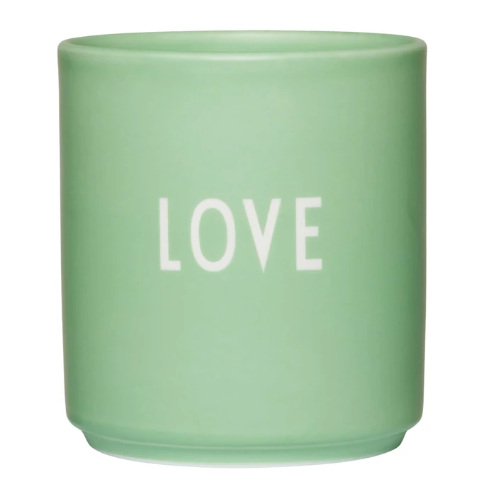 DESIGN LETTERS / Porcelánový hrnek Green Love 300 ml