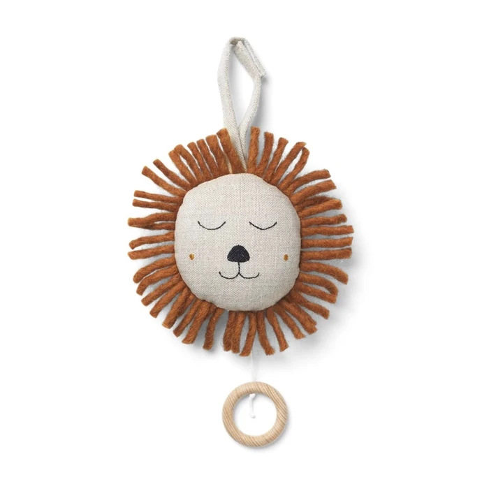 Ferm Living / Závěsná hračka Lion Music Natural
