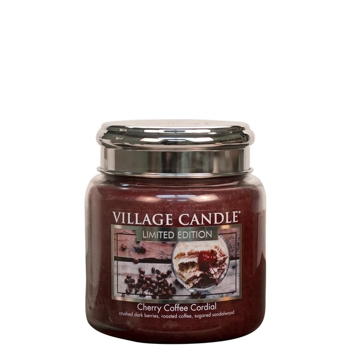 VILLAGE CANDLE / Sviečka Village Candle - Cherry Coffee Cordial 92gr