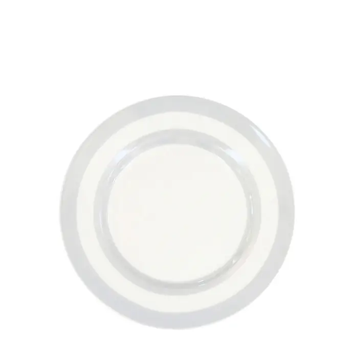 Krasilnikoff / Dezertný tanierik Grey Stripes 20 cm