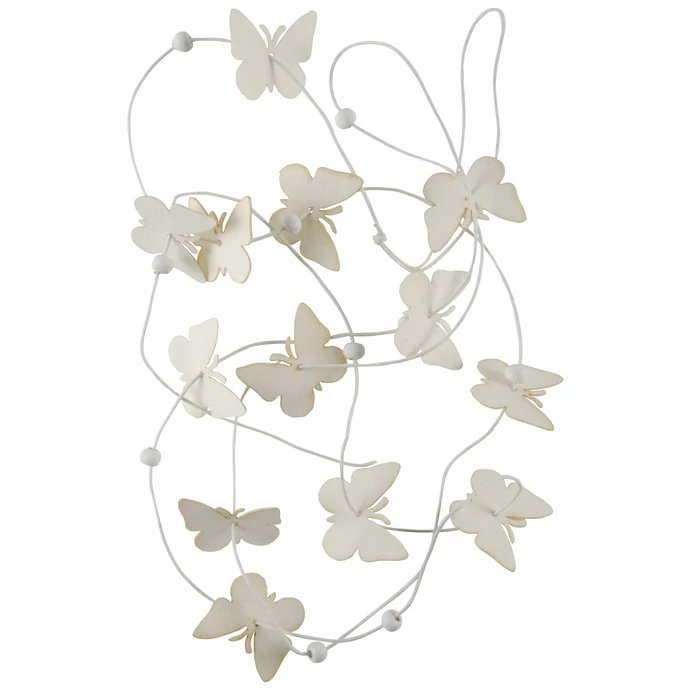 IB LAURSEN / Papierová girlanda White Butterflies