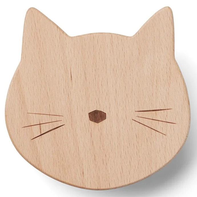 LIEWOOD / Dřevěný věšák Ida Cat Natural