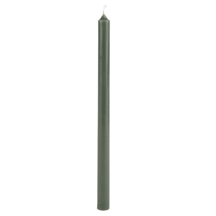IB LAURSEN / Úzka sviečka Moss Green 20 cm